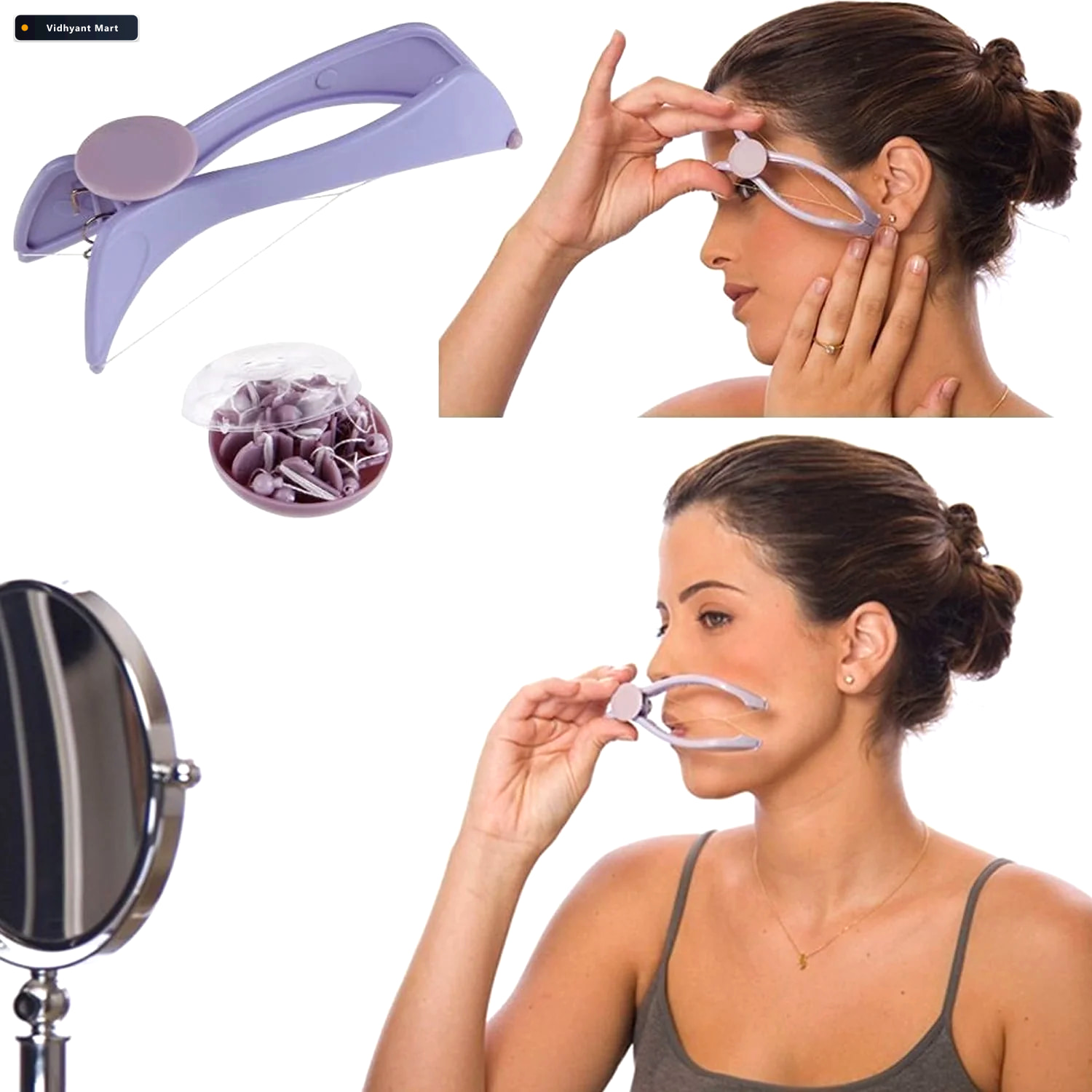 Vidhyant Mart Hair Removal Threading Kit Painless Gentle Calm Cu 2