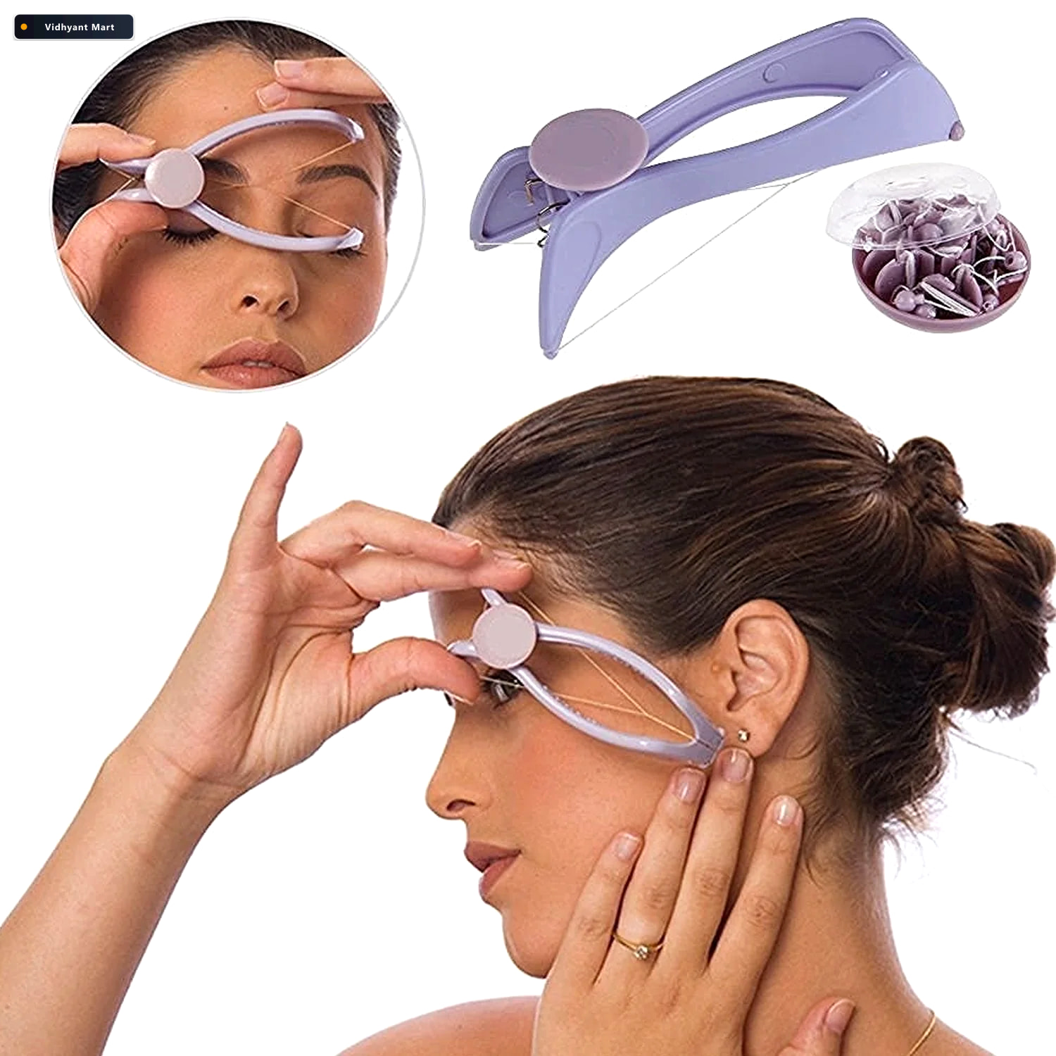 Vidhyant Mart Hair Removal Threading Kit Painless Gentle Calm Cu 3
