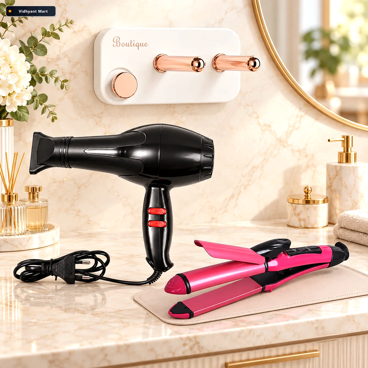 Vidhyant Mart Hair Styling Essentials Combo Hair Dryer 2 In 1 St 2