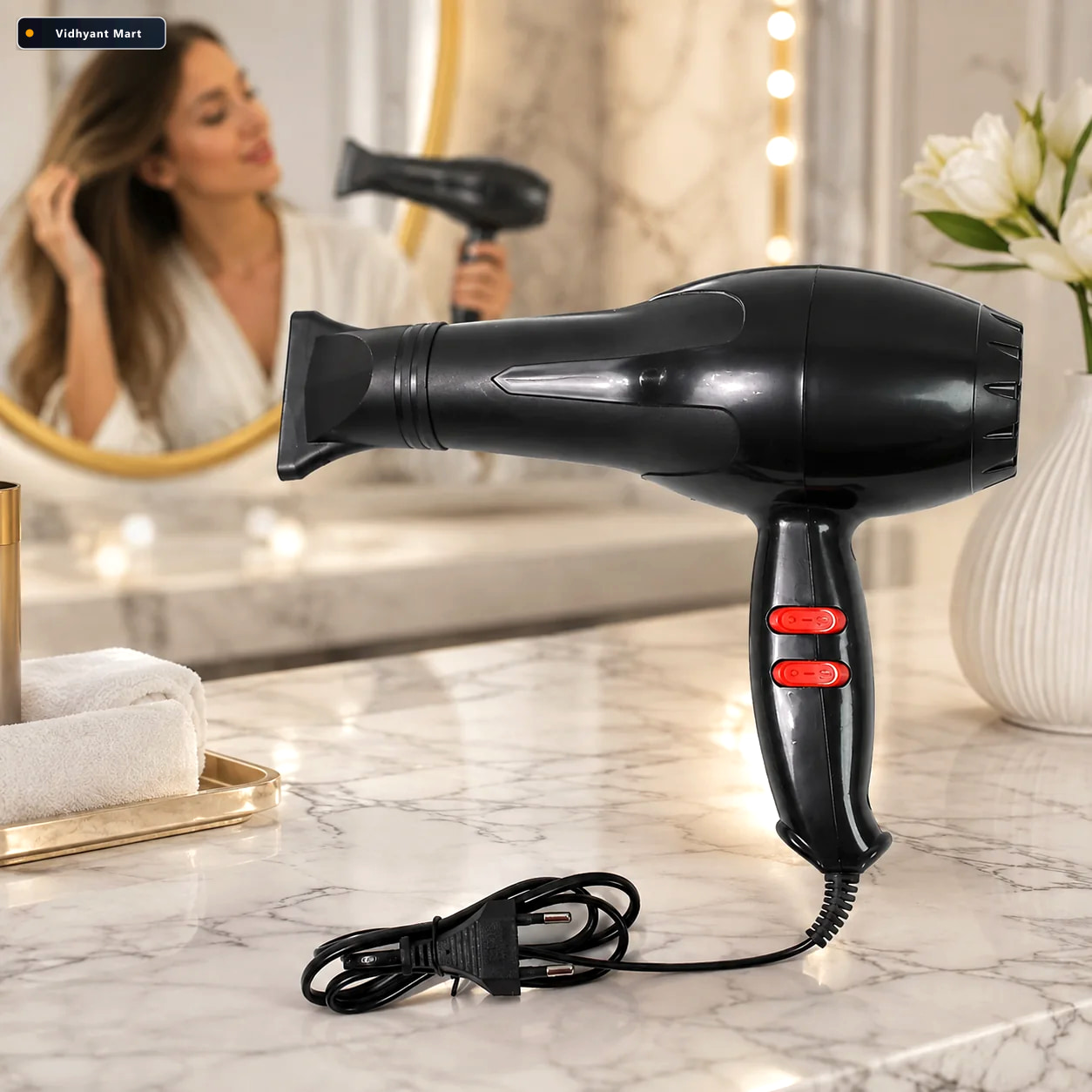 Vidhyant Mart Hair Styling Essentials Combo Hair Dryer 2 In 1 St 4