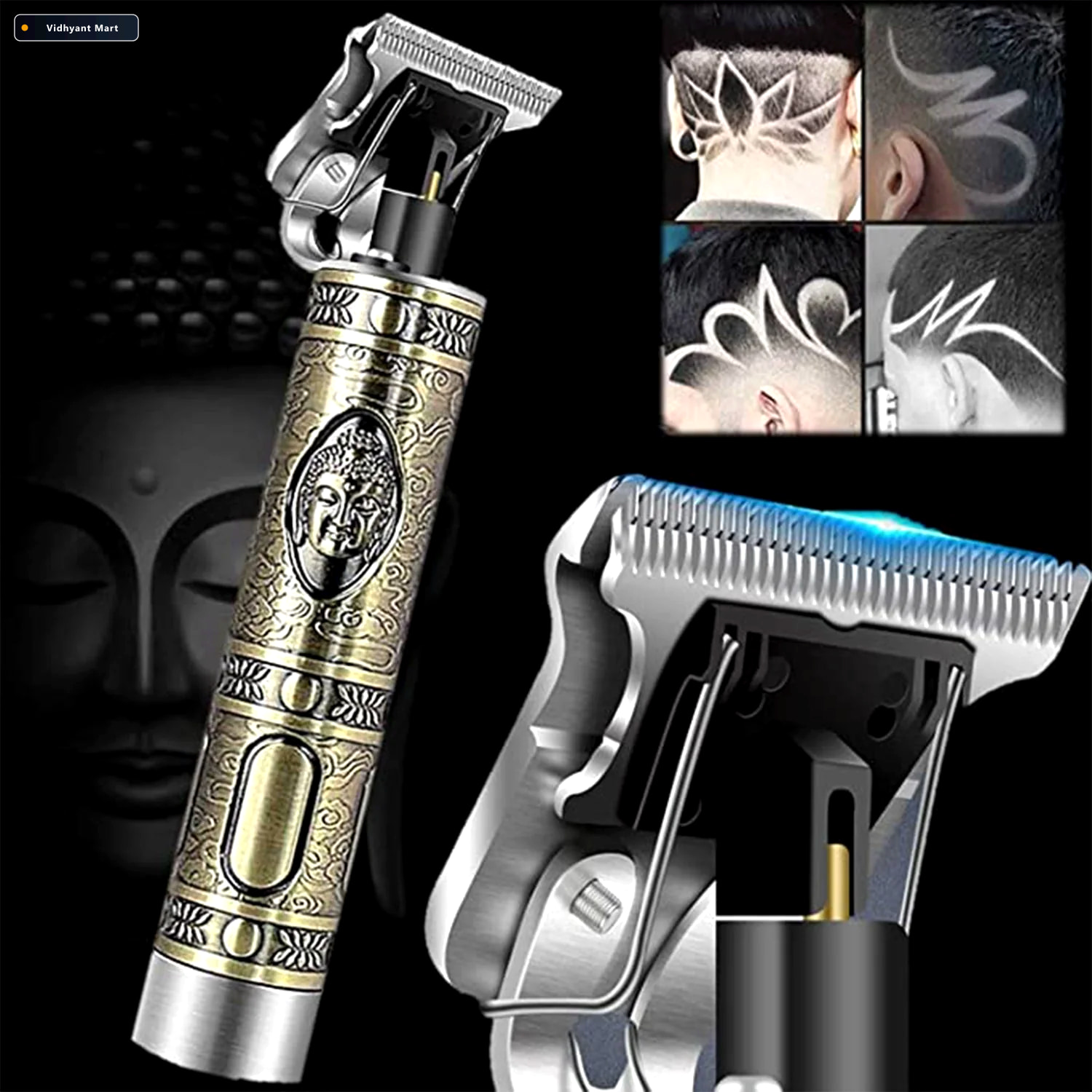 Vidhyant Mart Hair Trimmer For Men Professional Cordless Clipper 1