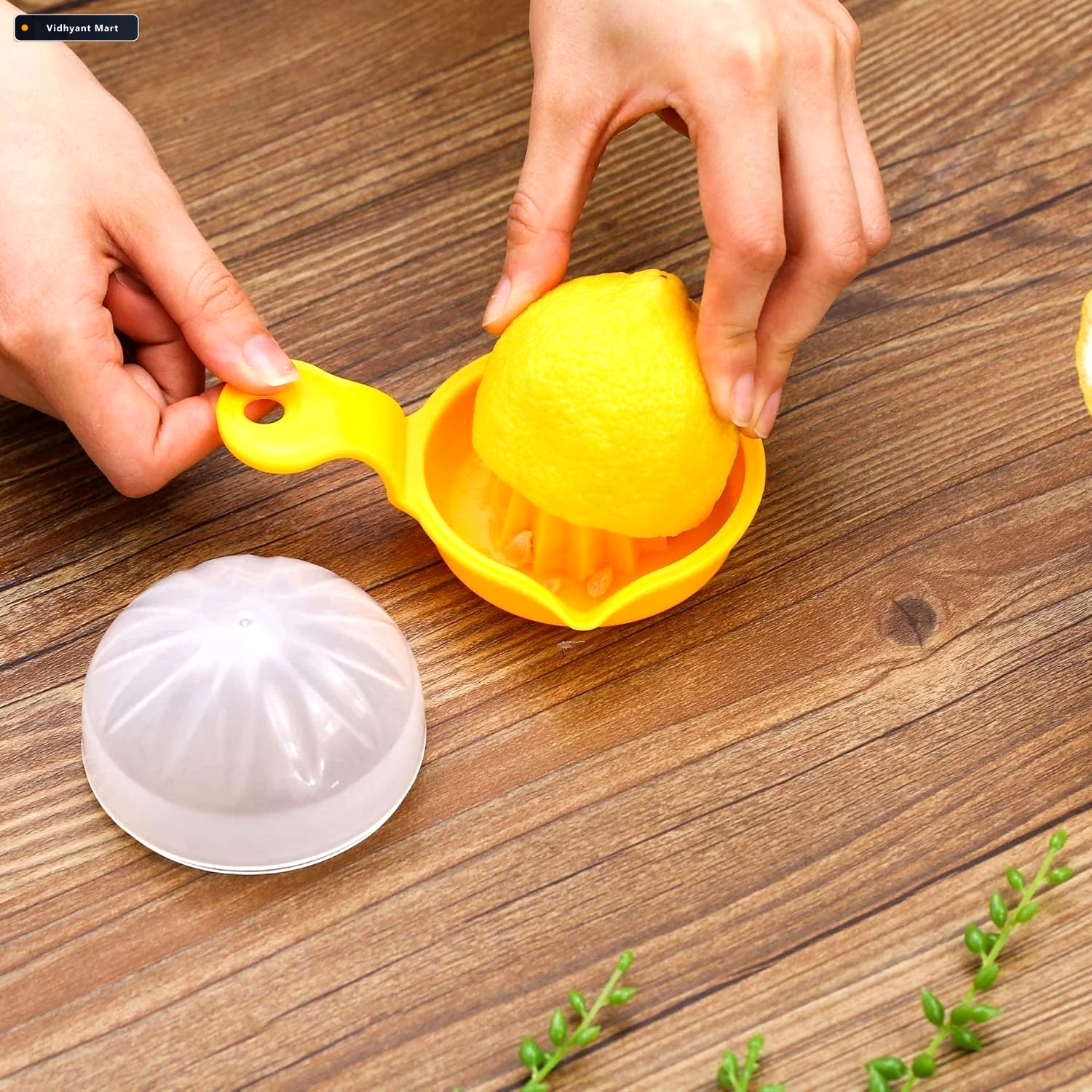Vidhyant Mart Hand Operated Citrus Juicer Compact Easy To Use Me 2