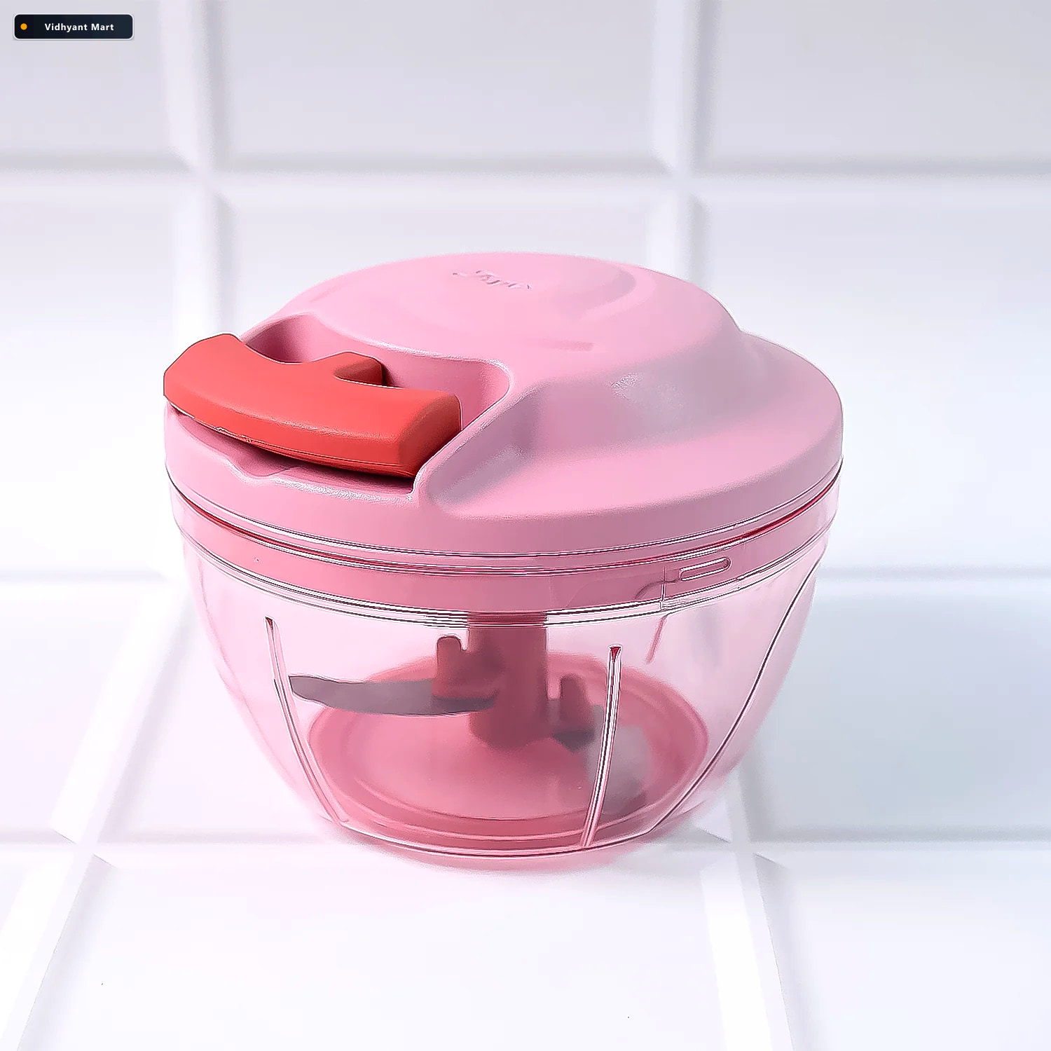 Vidhyant Mart Hand Pull Vegetable Chopper 500ml Manual Food Proc 2