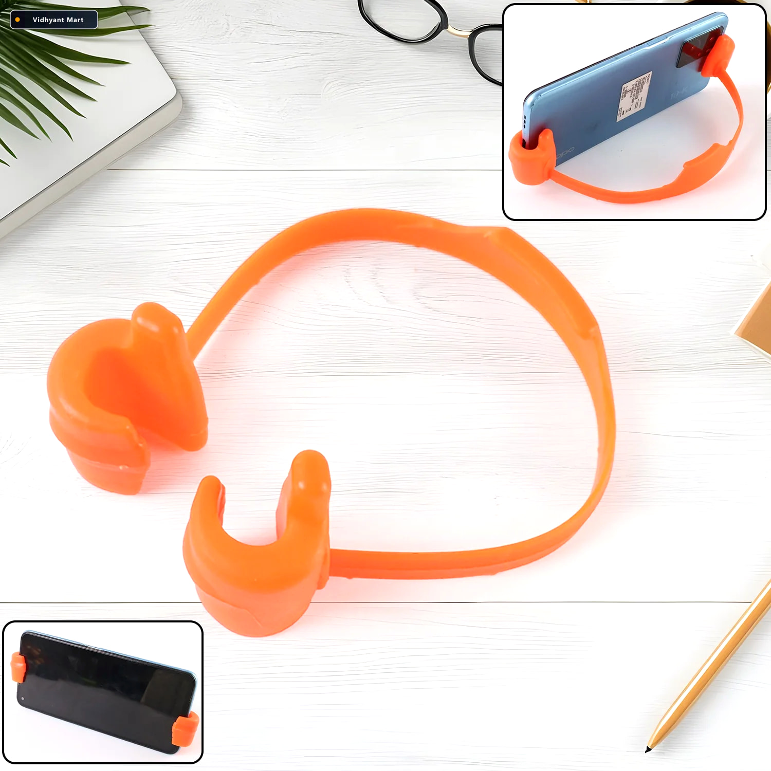 Vidhyant Mart Hand Shape Mobile Stand Adjustable Hands Free Phon 1