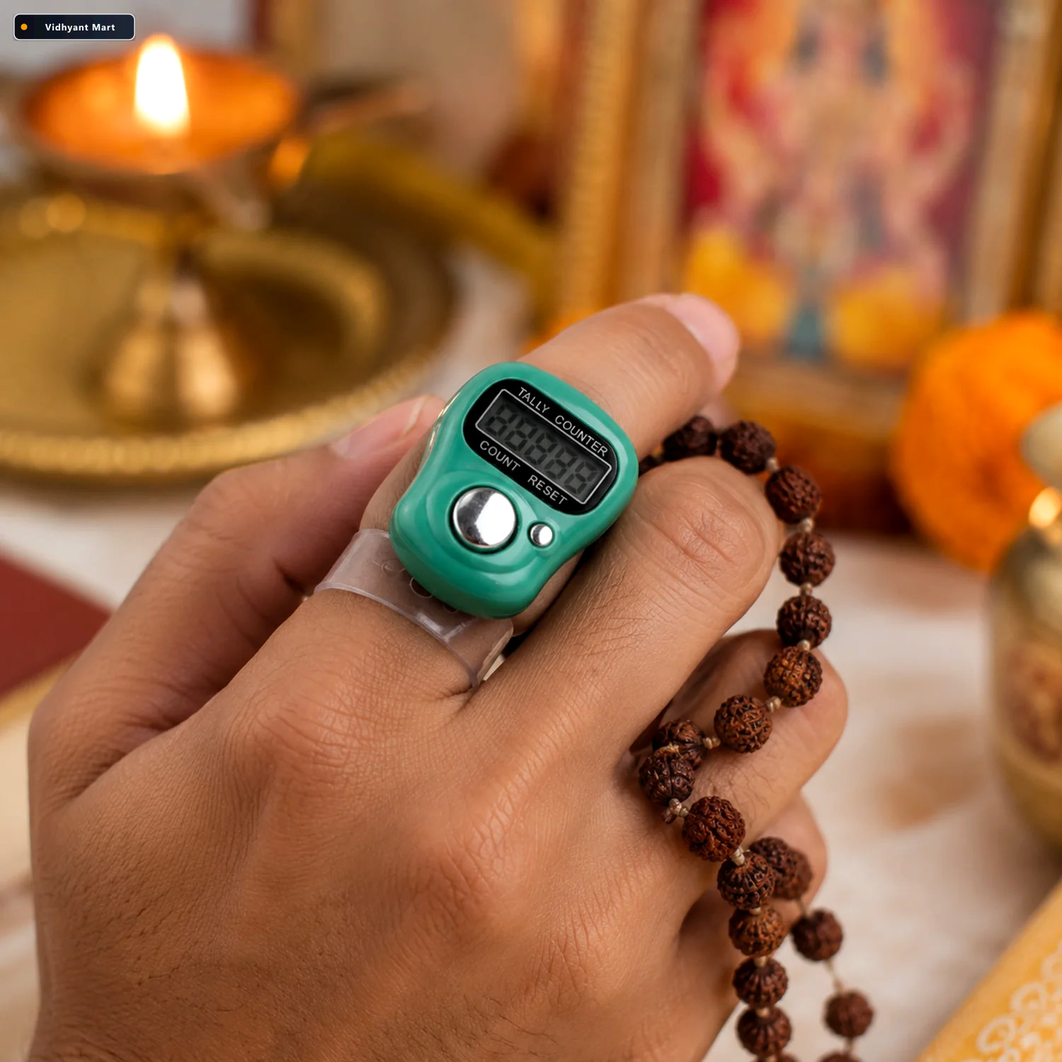 Vidhyant Mart Hand Tally Counter For Jaap And Mantra Chanting Po 1