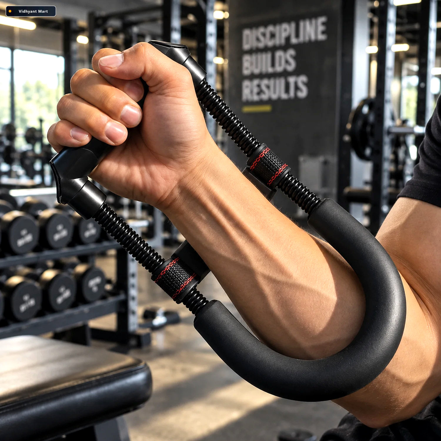 Vidhyant Mart Hand Wrist Forearm Exerciser Spring Grip Strengthe 1