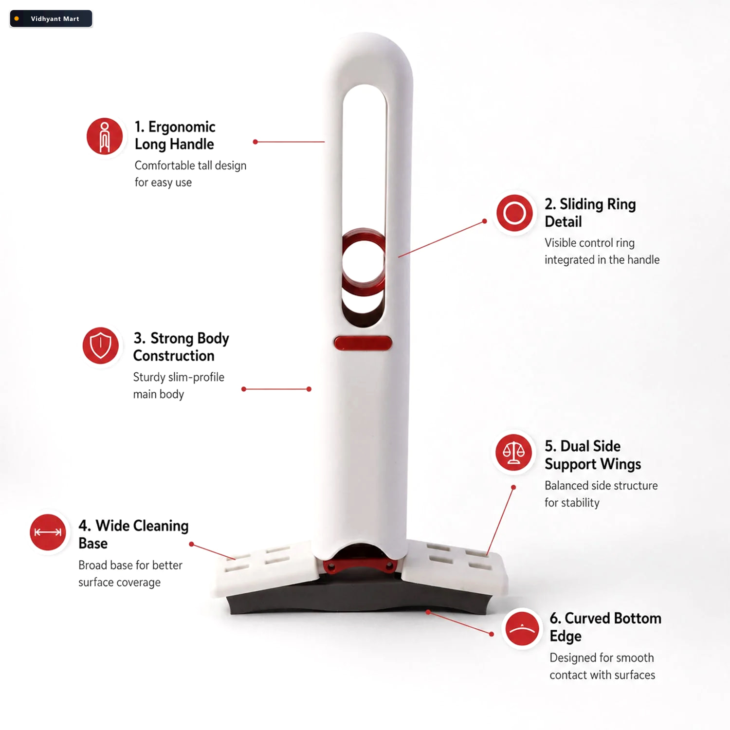 Vidhyant Mart Handheld Mini Cotton Mop Quick Streak Free Cleanin 2