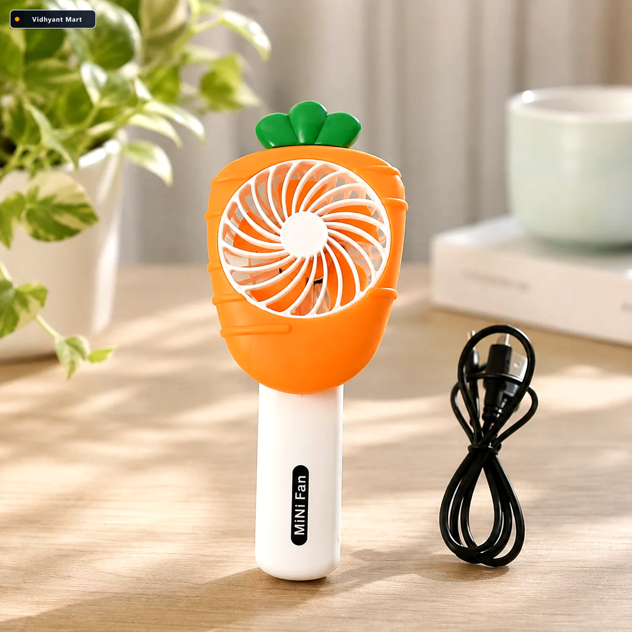Vidhyant Mart Handheld Mini Fan Portable Foldable Usb Operated C 1