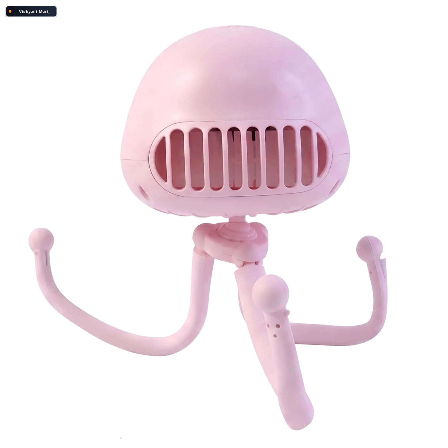 Vidhyant Mart Handheld Mini Fan With Led Star Projector Flexible 4