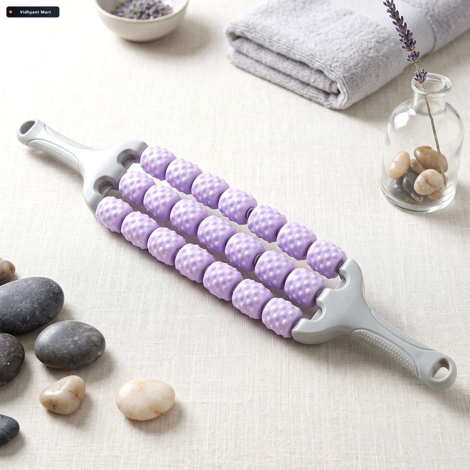 Vidhyant Mart Handheld Muscle Roller Massage Stick For Legs Thig 2