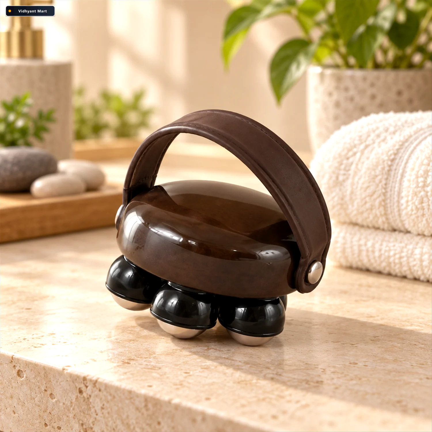 Vidhyant Mart Handheld Roller Body Massager With Hand Strap For 1