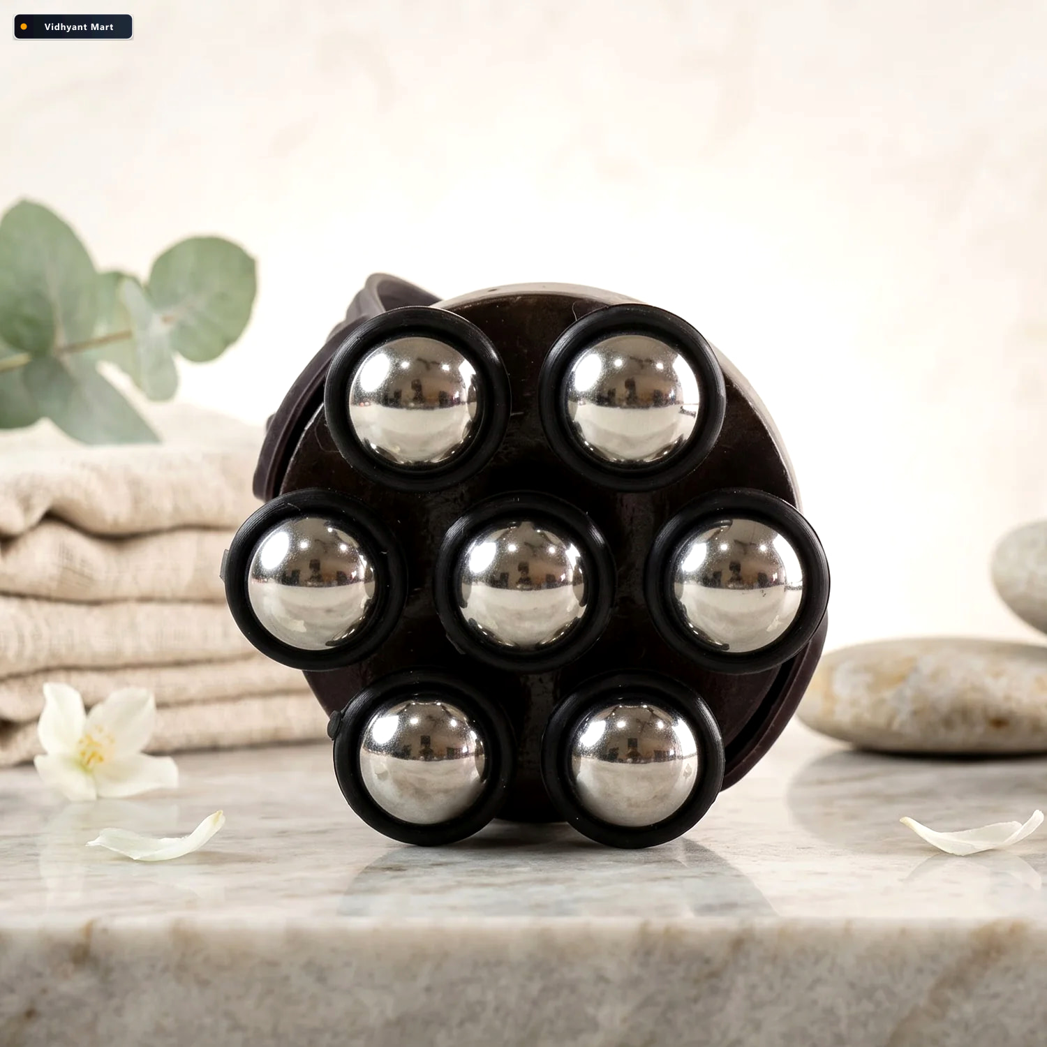 Vidhyant Mart Handheld Roller Body Massager With Hand Strap For 4
