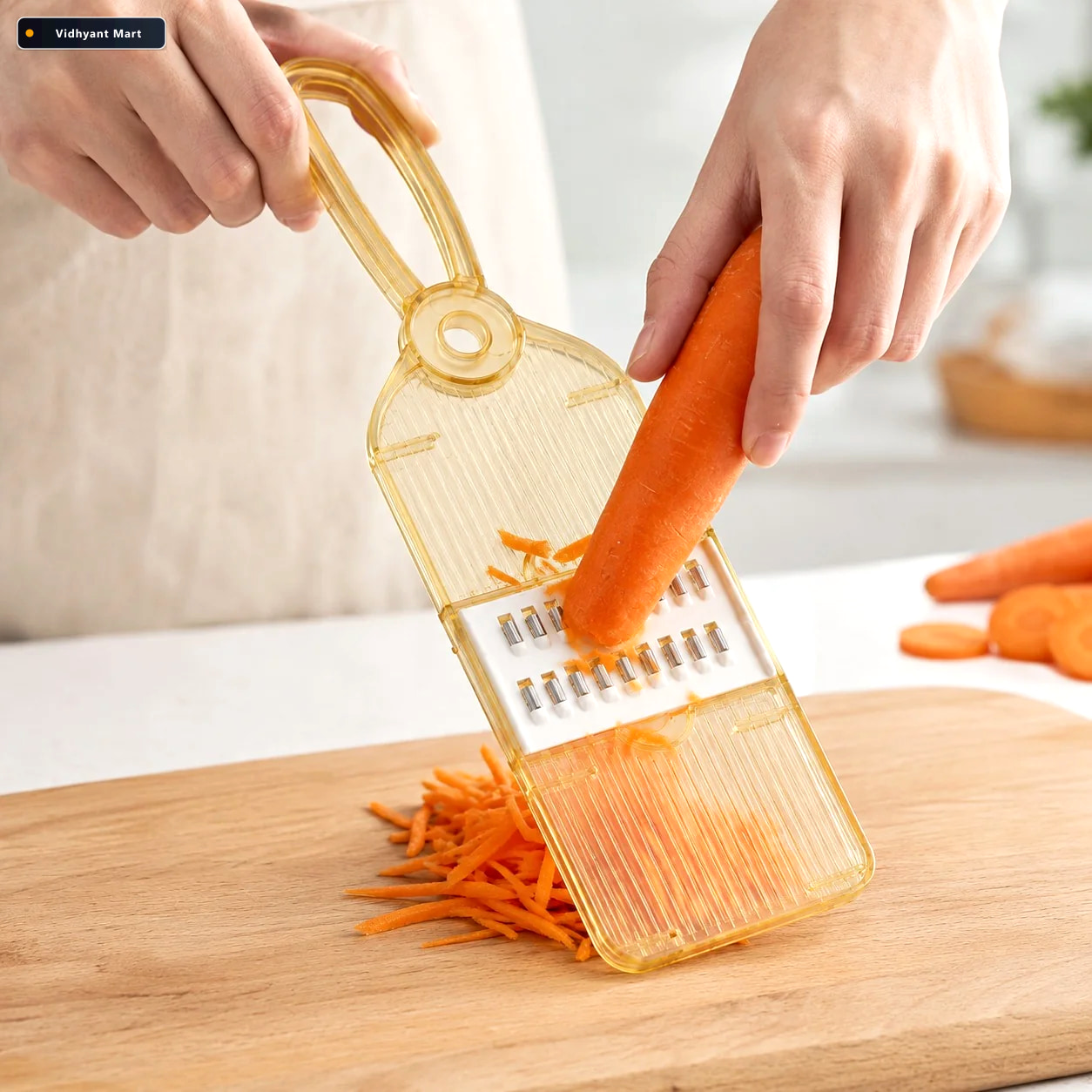 Vidhyant Mart Handheld Vegetable Cutter Quick Easy Kitchen Chopp 1