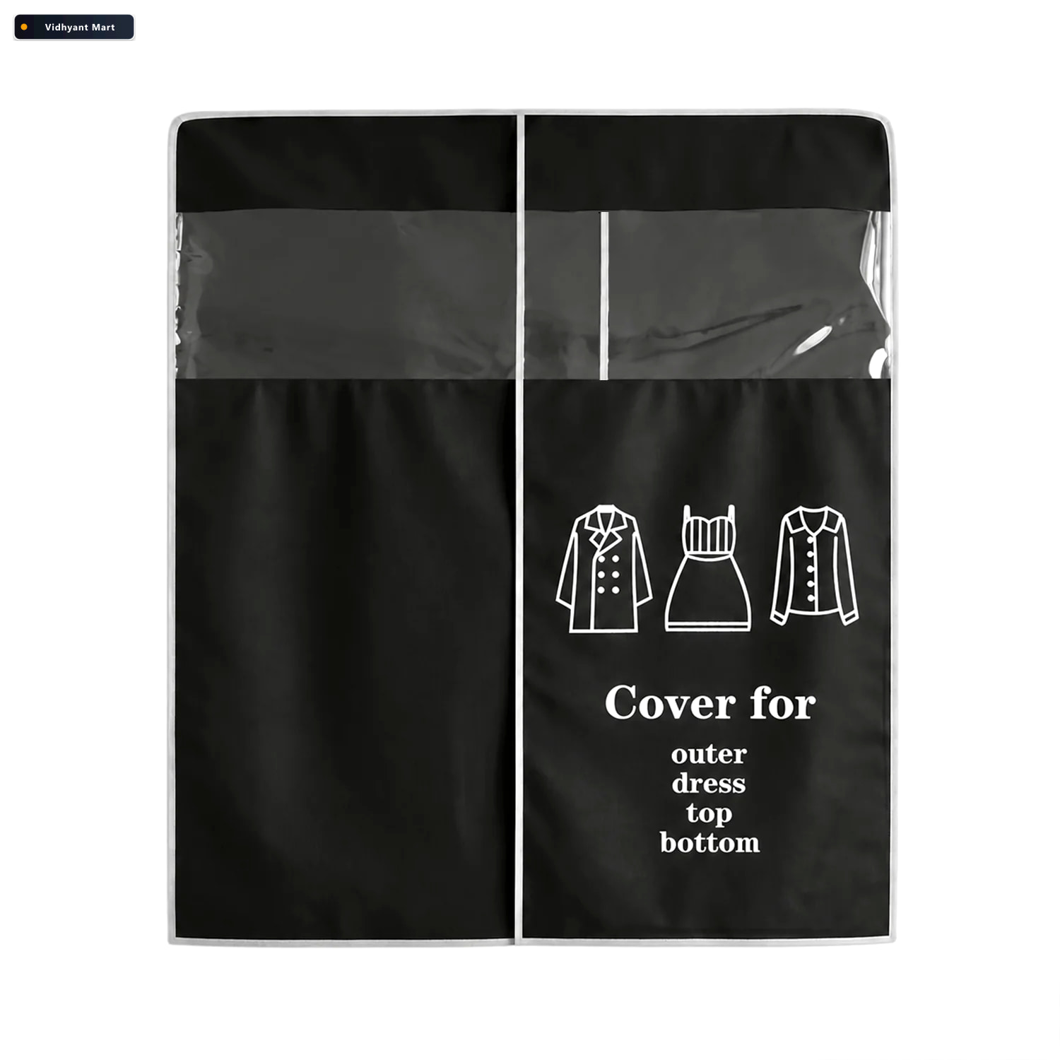 Vidhyant Mart Hanging Garment Dust Cover Keeps Clothes Neat Dust 4