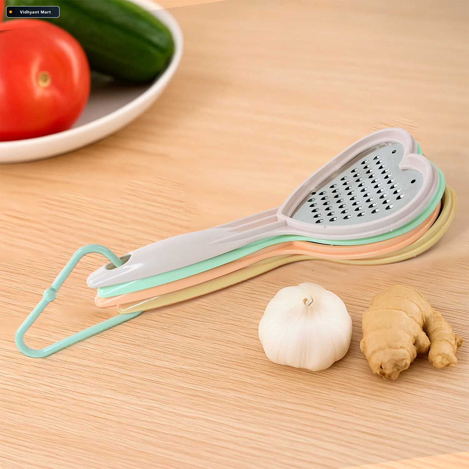 Vidhyant Mart Heart Grater Slicer Versatile Kitchen Tool Home Ch 3