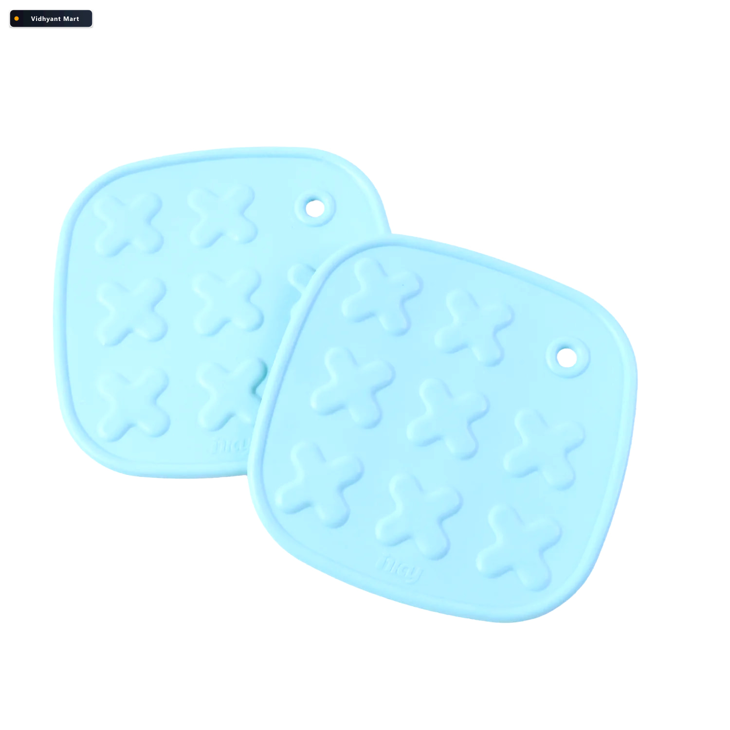 Vidhyant Mart Heat Resistant Cup Coaster Hot Pot Pad Set 2 Piece 4