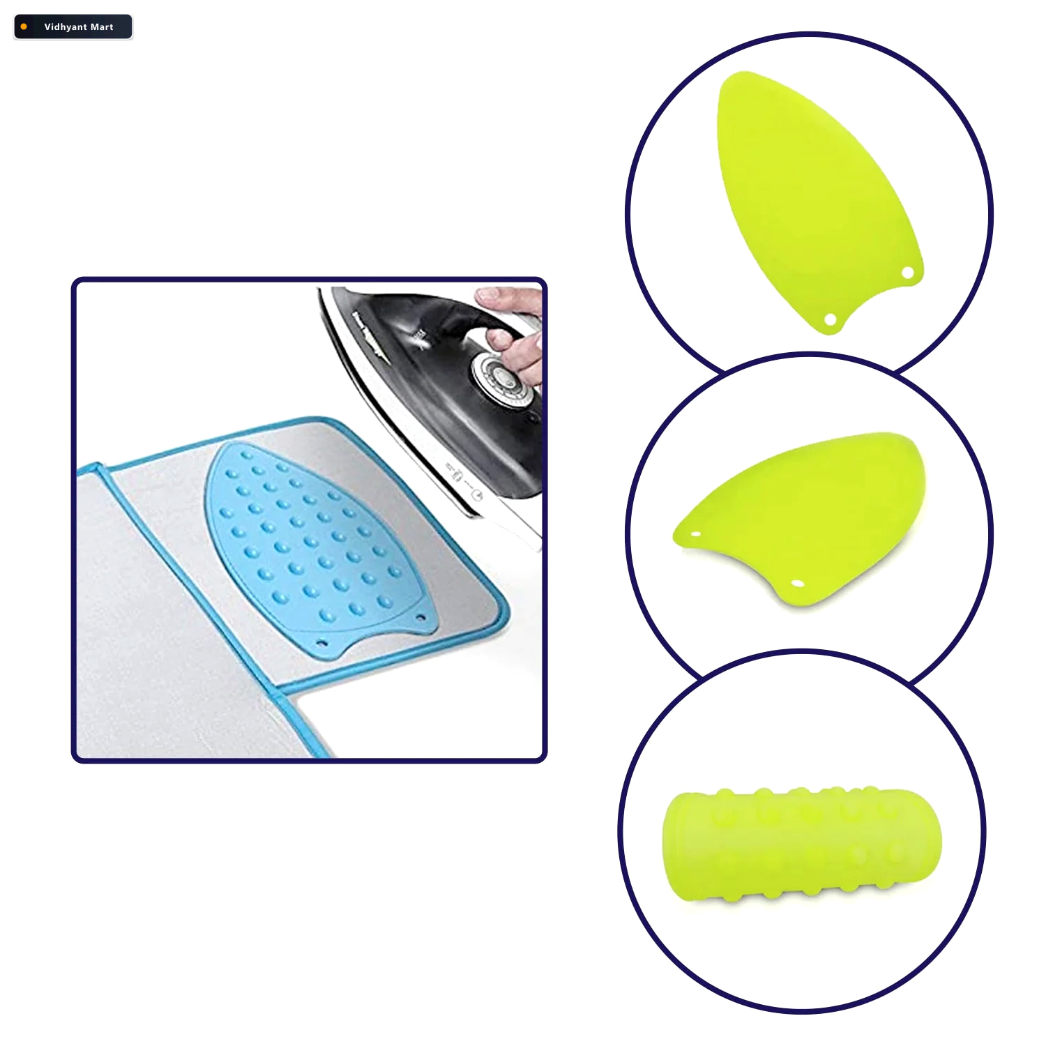 Vidhyant Mart Heat Resistant Silicone Iron Mat Safe Ironing Surf 1