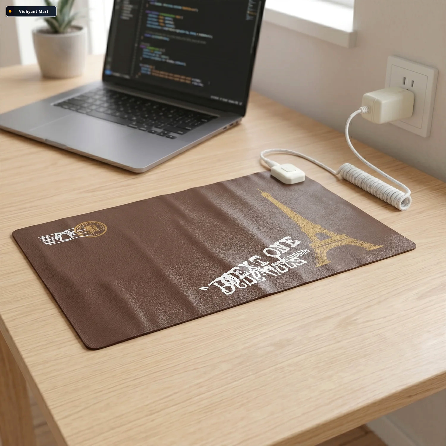 Vidhyant Mart Heated Mouse Pad Ergonomic Comfort Warmth Desk Cre 4