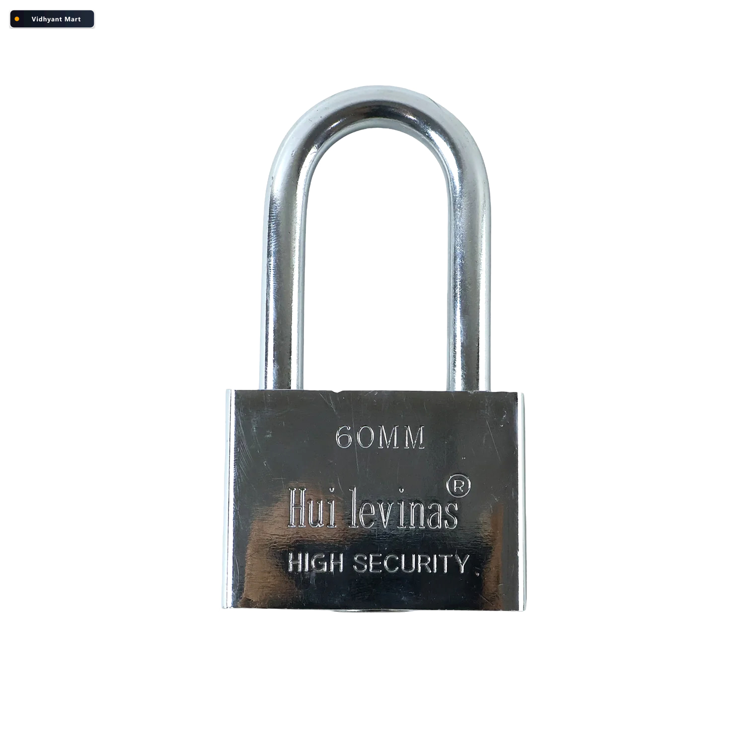 Vidhyant Mart Heavy Duty 60mm Solid Metal Padlock With Keys For 4