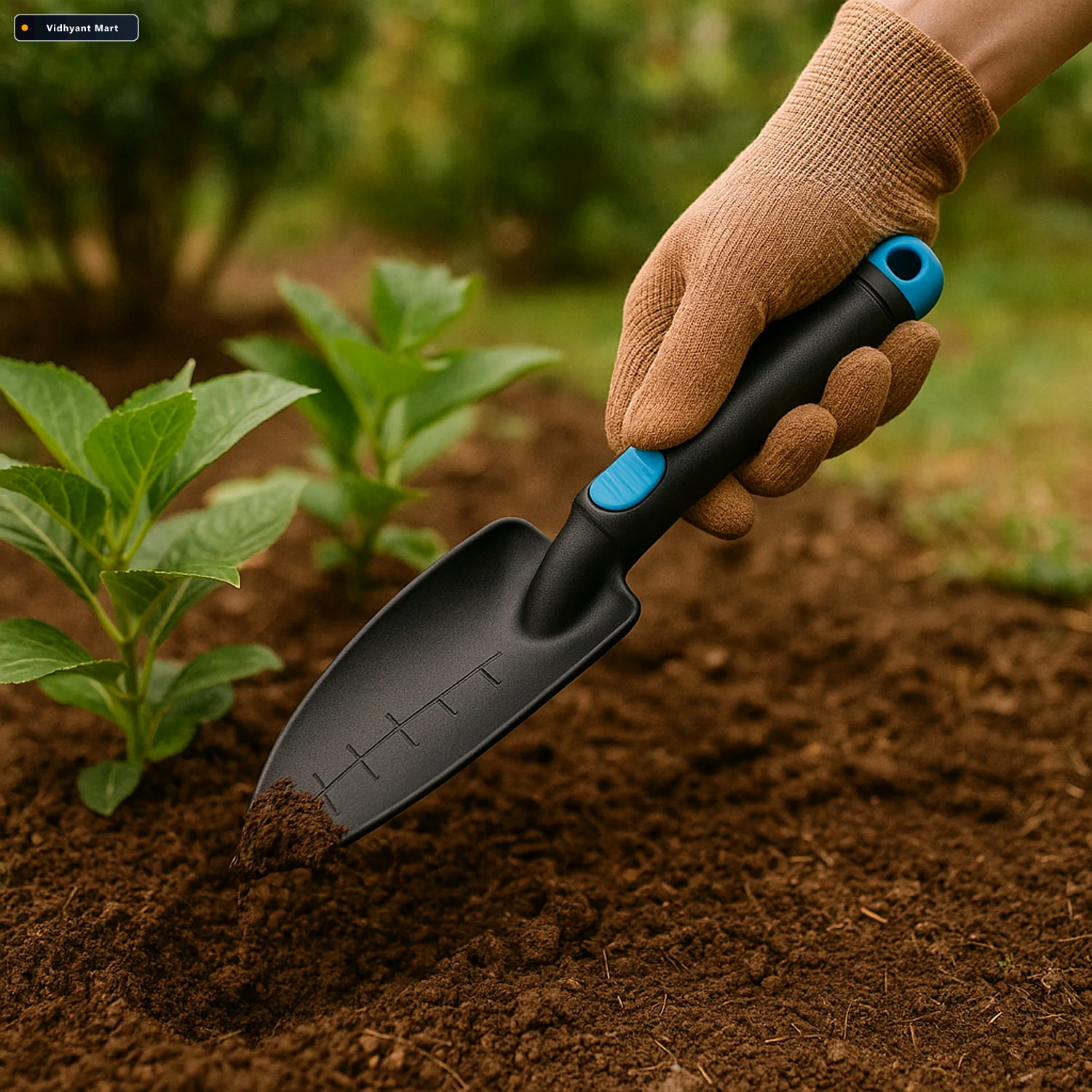 Vidhyant Mart Heavy Duty Garden Hand Trowel Durable Plastic With 2