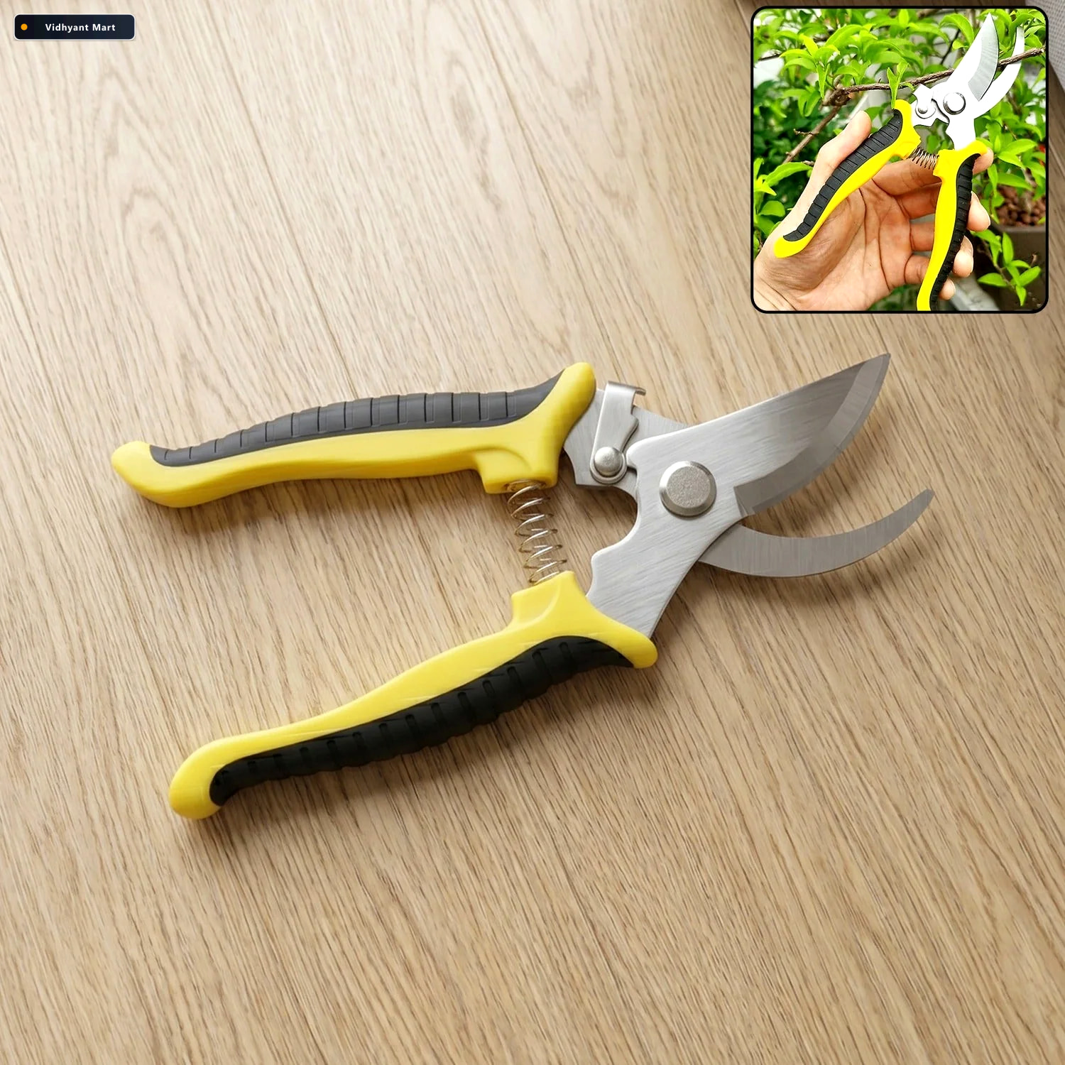Vidhyant Mart Heavy Duty Garden Pruning Shears Sharp Stainless S 1