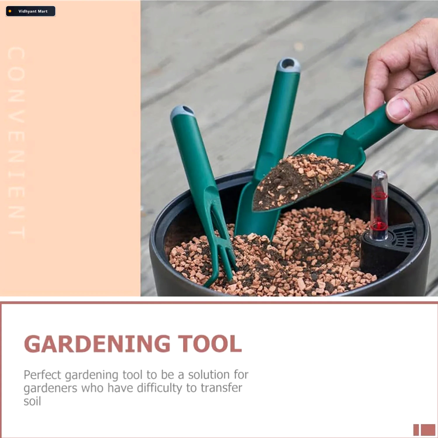 Vidhyant Mart Heavy Duty Garden Trowel Essential Planting Tool G 2