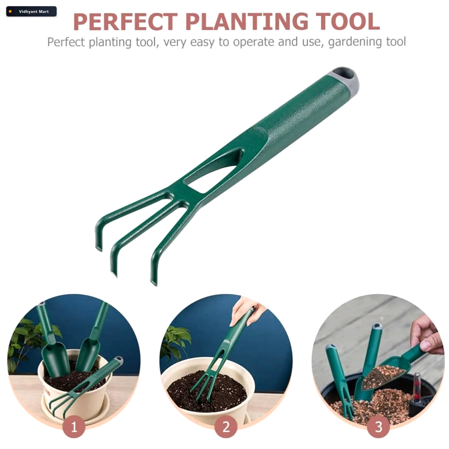 Vidhyant Mart Heavy Duty Garden Trowel Essential Planting Tool G 4