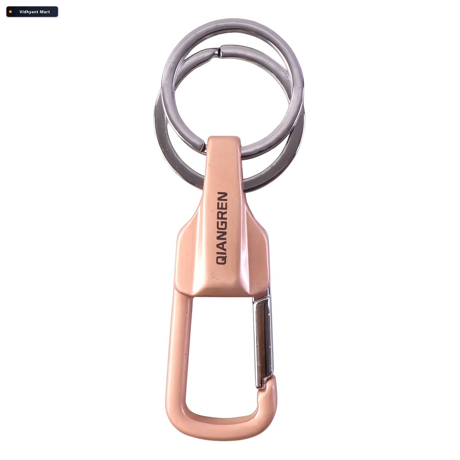 Vidhyant Mart Heavy Duty Keychain Organizer Durable Metal With Q 3