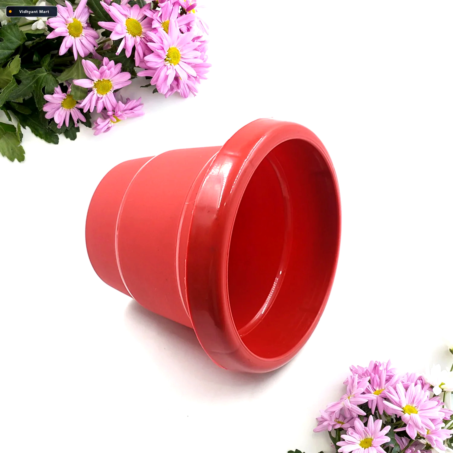 Vidhyant Mart Heavy Duty Plant Pot 13cm Durable Plastic For Home 1