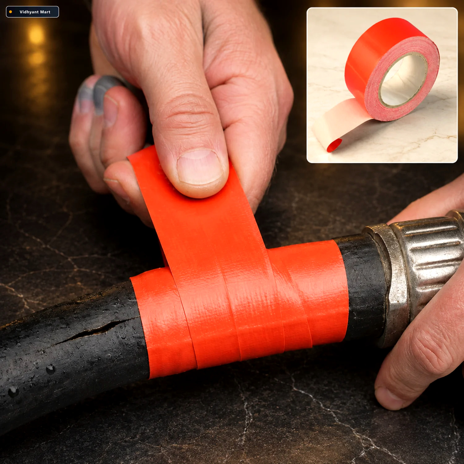 Vidhyant Mart Heavy Duty Repair Tape Strong Waterproof Fixing Ta 1