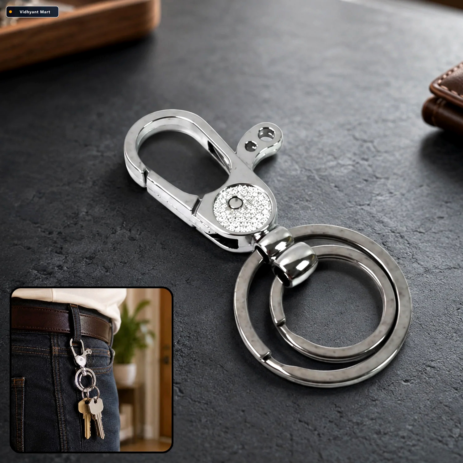 Vidhyant Mart Heavy Duty Stainless Steel Key Holder Durable Styl 1