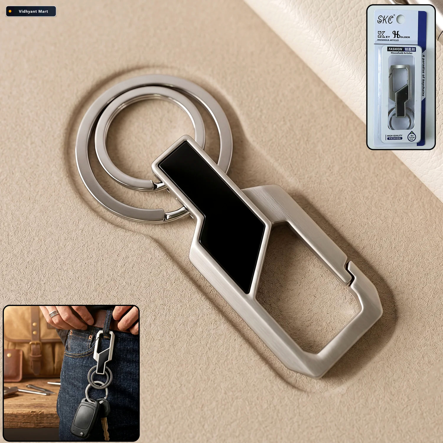 Vidhyant Mart Heavy Duty Stainless Steel Key Holder Secure Durab 1