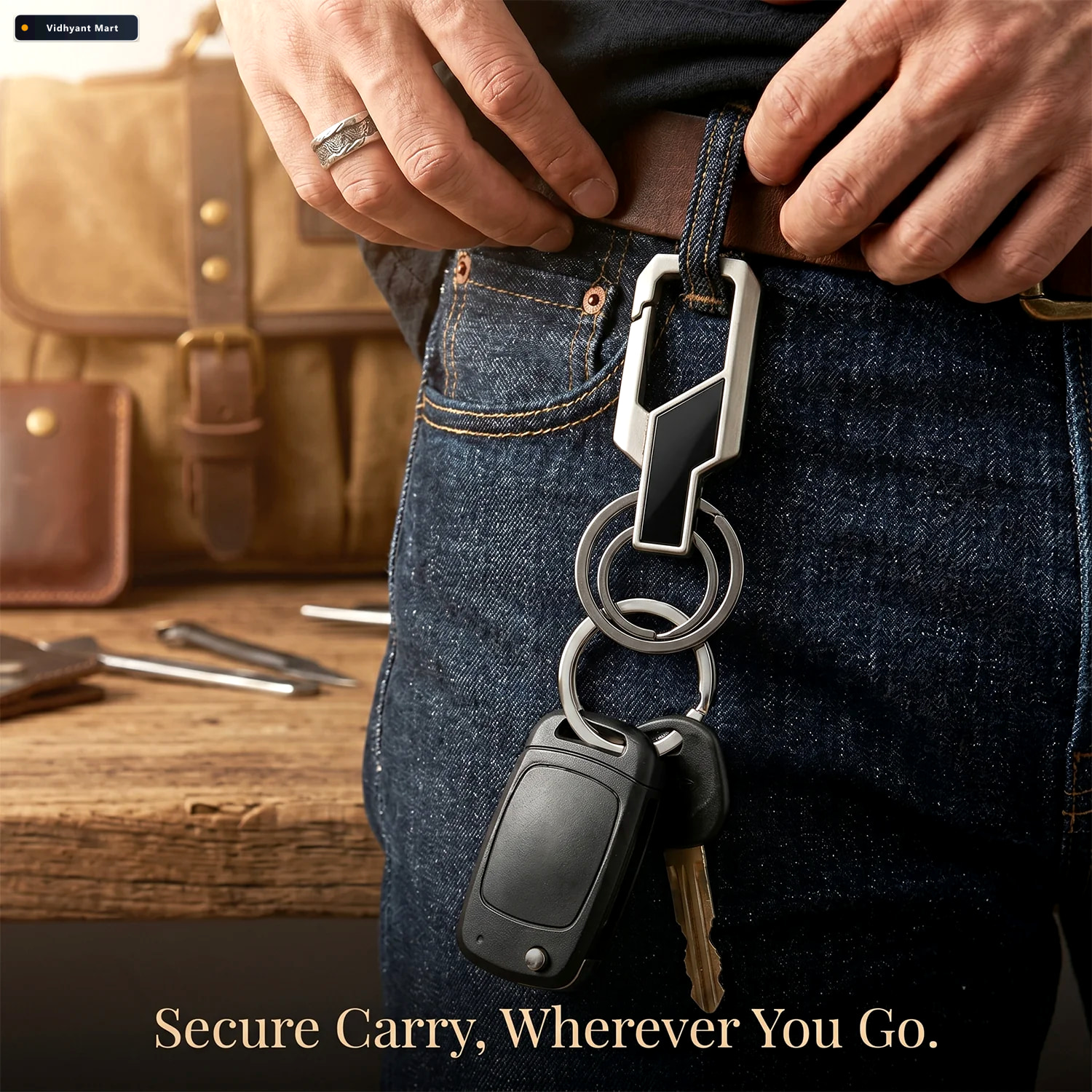Vidhyant Mart Heavy Duty Stainless Steel Key Holder Secure Durab 2
