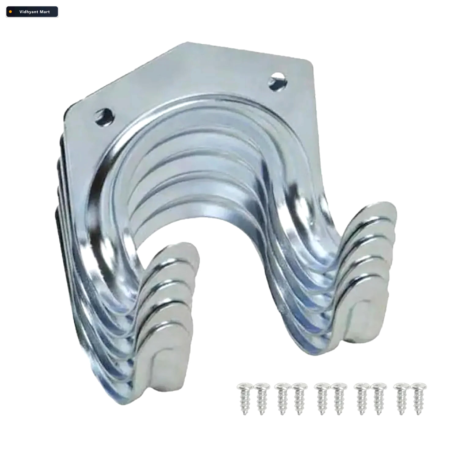 Vidhyant Mart Heavy Duty Tool Hanger Hooks 5 Pack Garage Storage 4