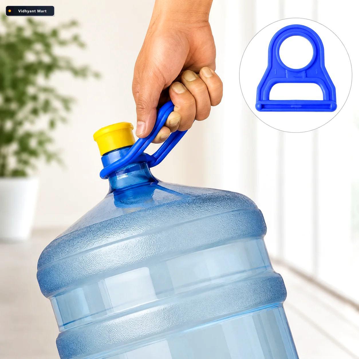 Vidhyant Mart Heavy Duty Water Bottle Handle Ergonomic Grip For 1