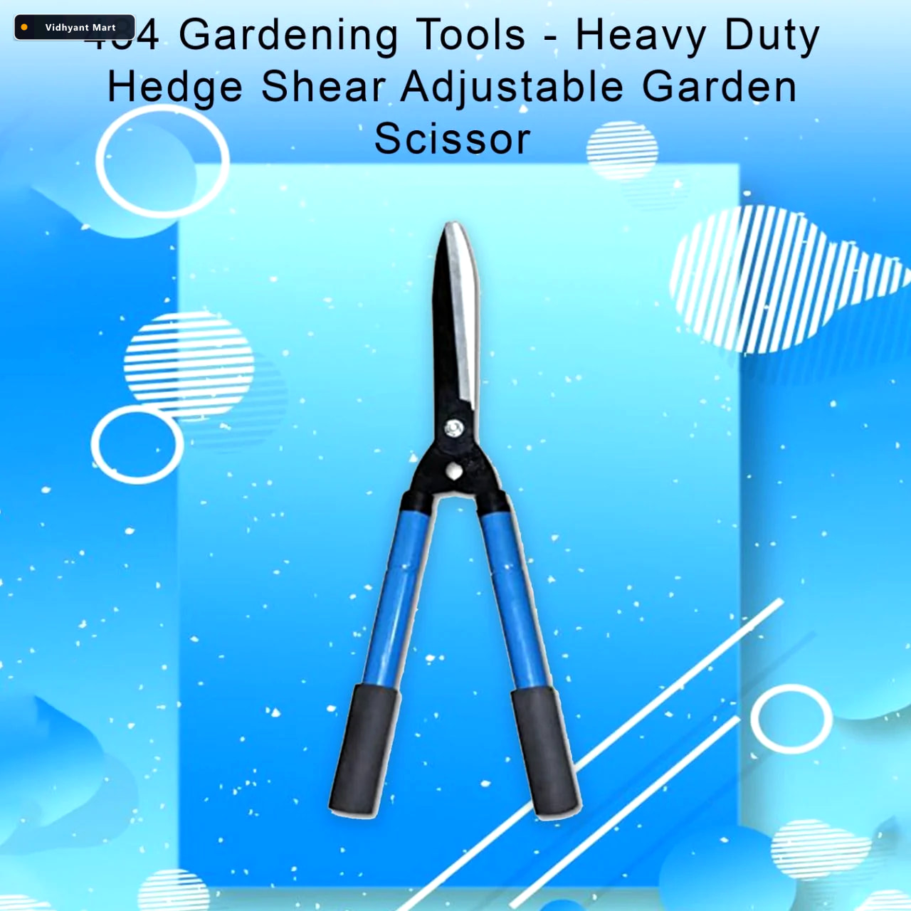 Vidhyant Mart Hedge Shear Adjustable Comfort Grip For Garden Pru 1