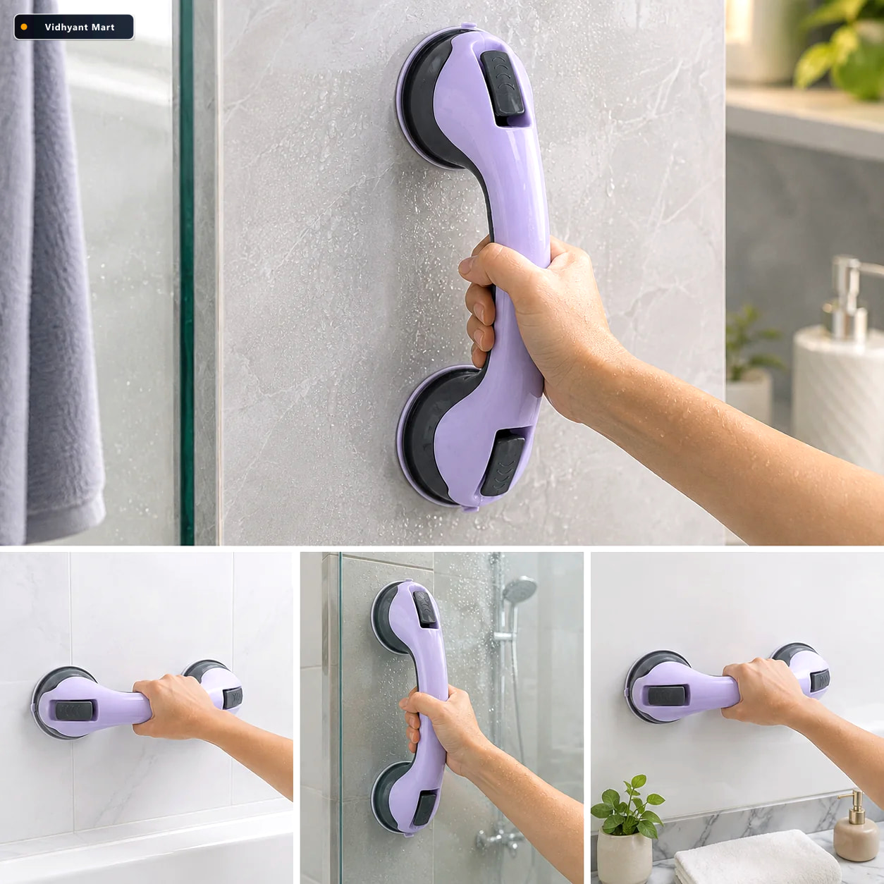 Vidhyant Mart Helping Handle Portable Suction Grip For Door Supp 1