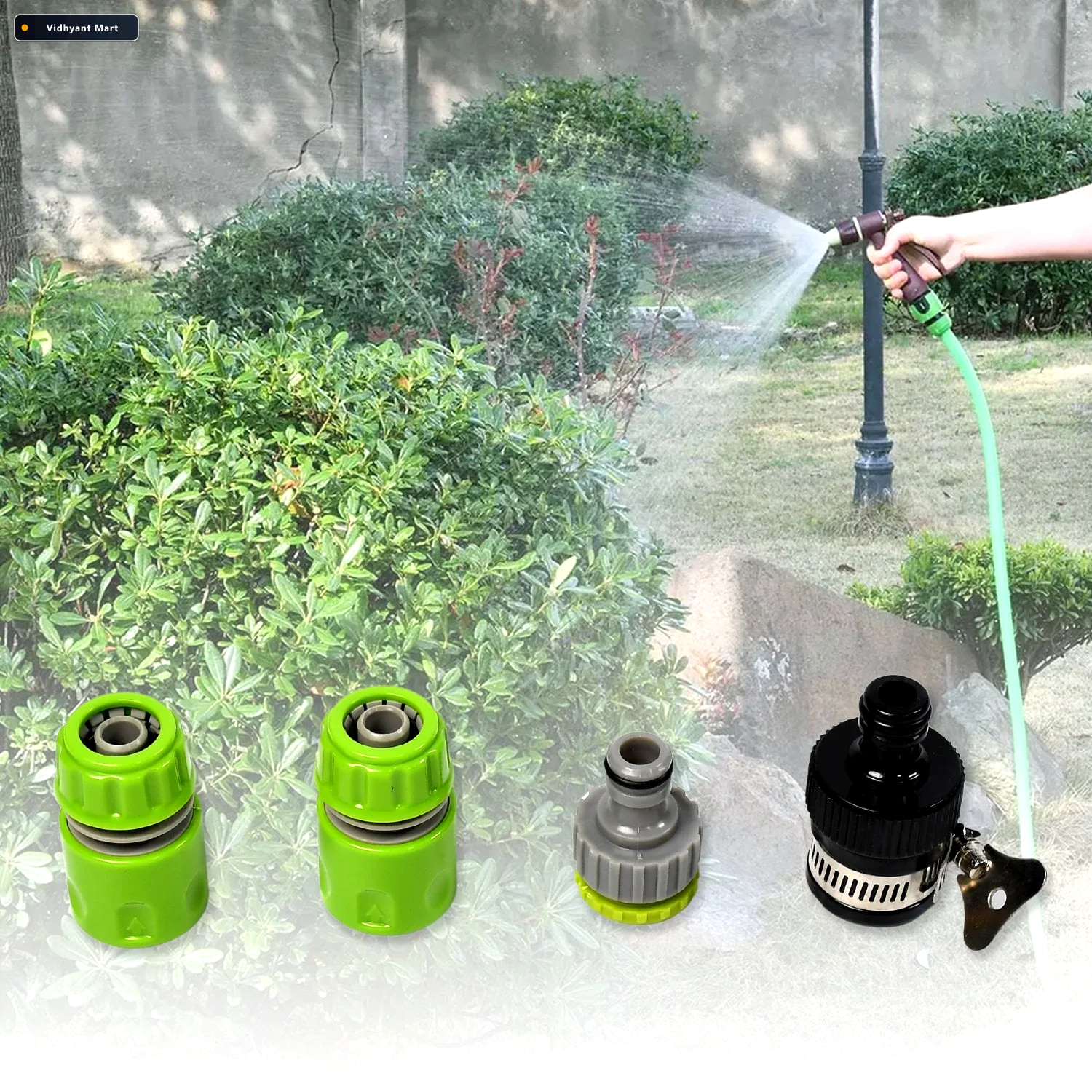 Vidhyant Mart High Pressure Water Spray Nozzle Zinc Alloy Grow G 2