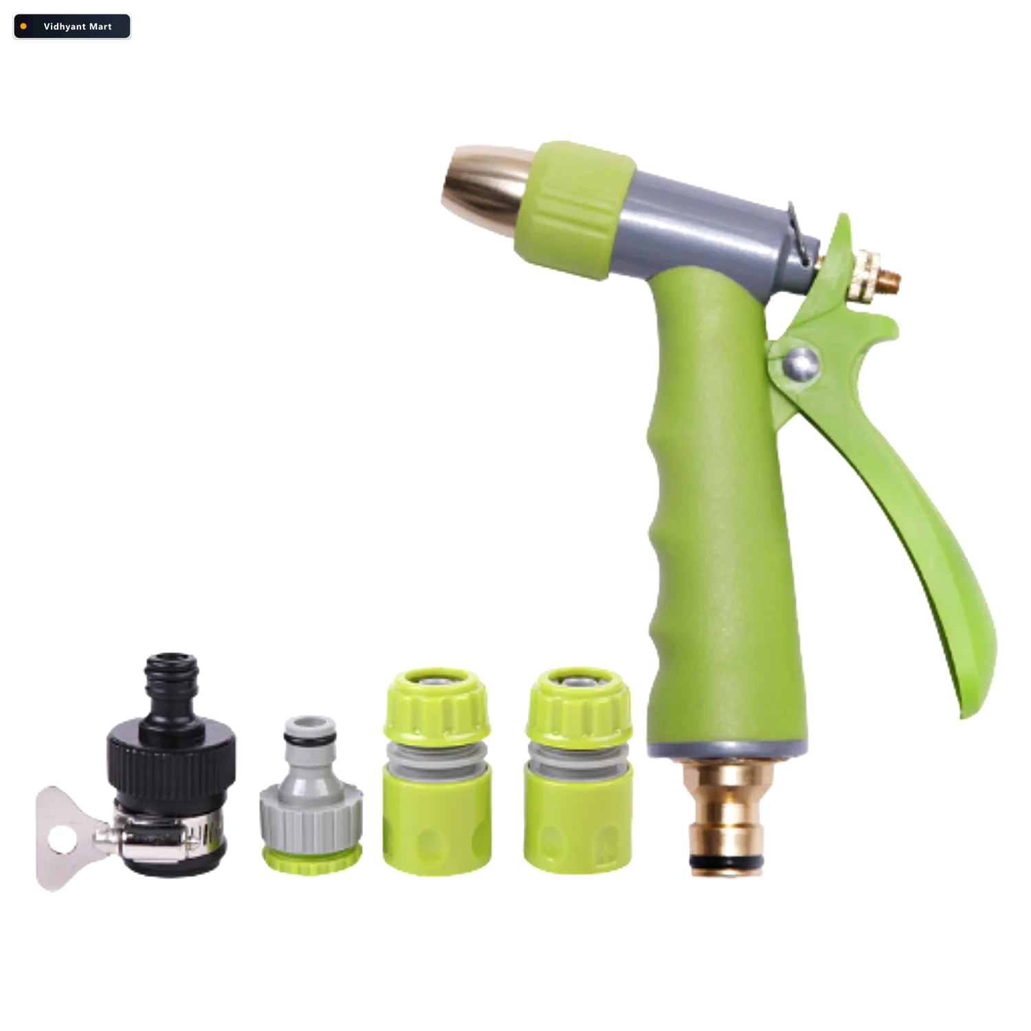 Vidhyant Mart High Pressure Water Spray Nozzle Zinc Alloy Grow G 4
