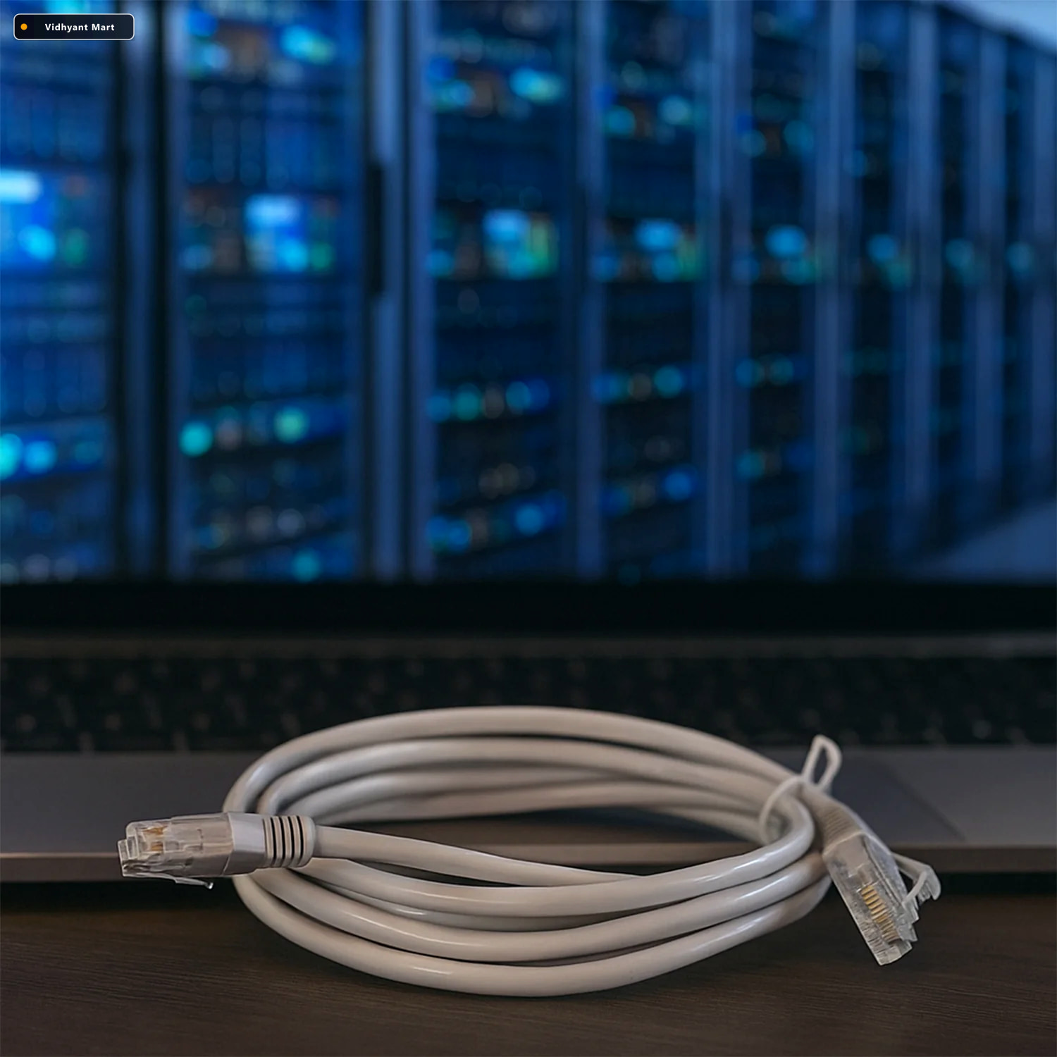 Vidhyant Mart High Speed Lan Ethernet Cable 2 Meter Fast Connect 3