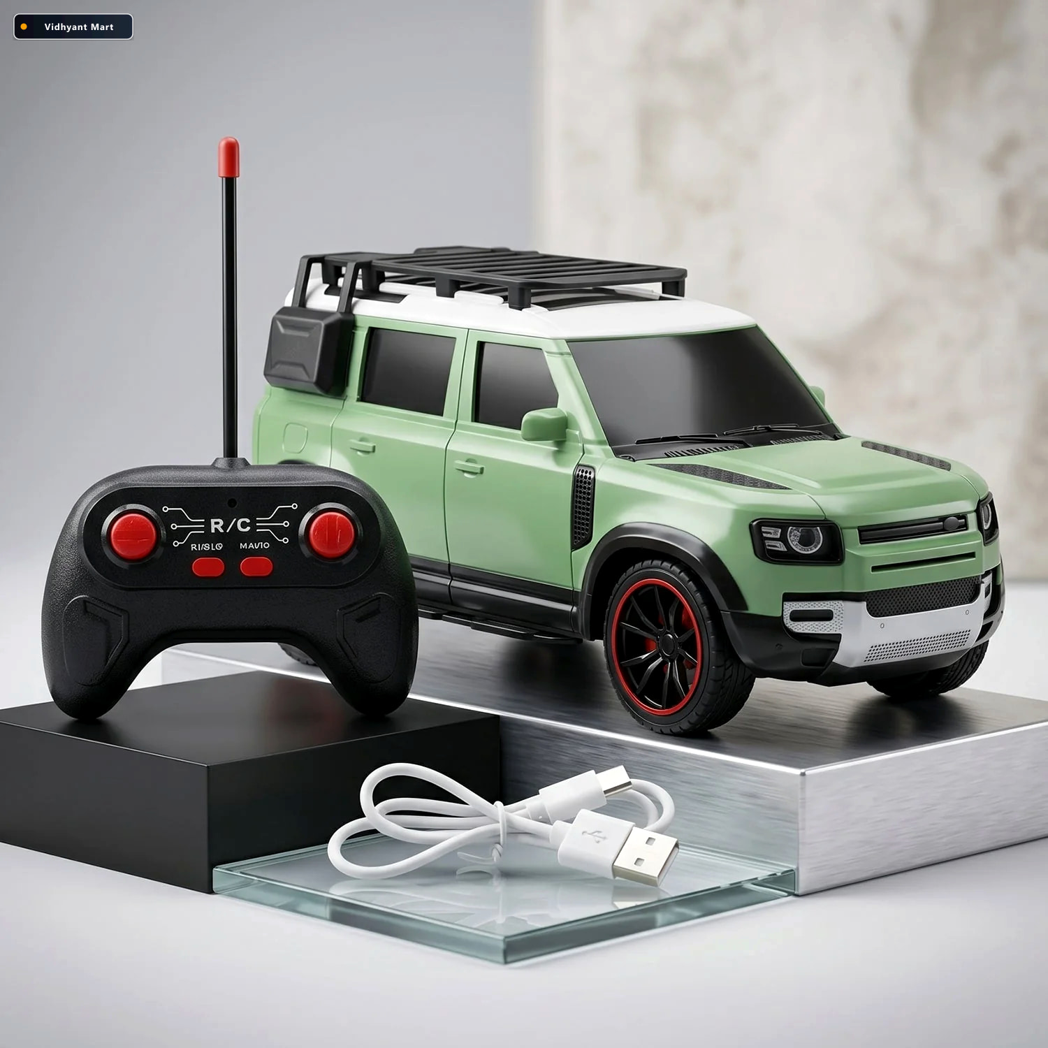 Vidhyant Mart High Speed Remote Control Car Kids Indoor Outdoor 2