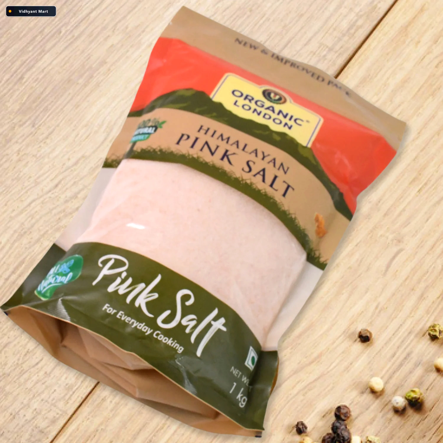 Vidhyant Mart Himalayan Pink Salt 1 Kg Mineral Rich Organic Seas 2