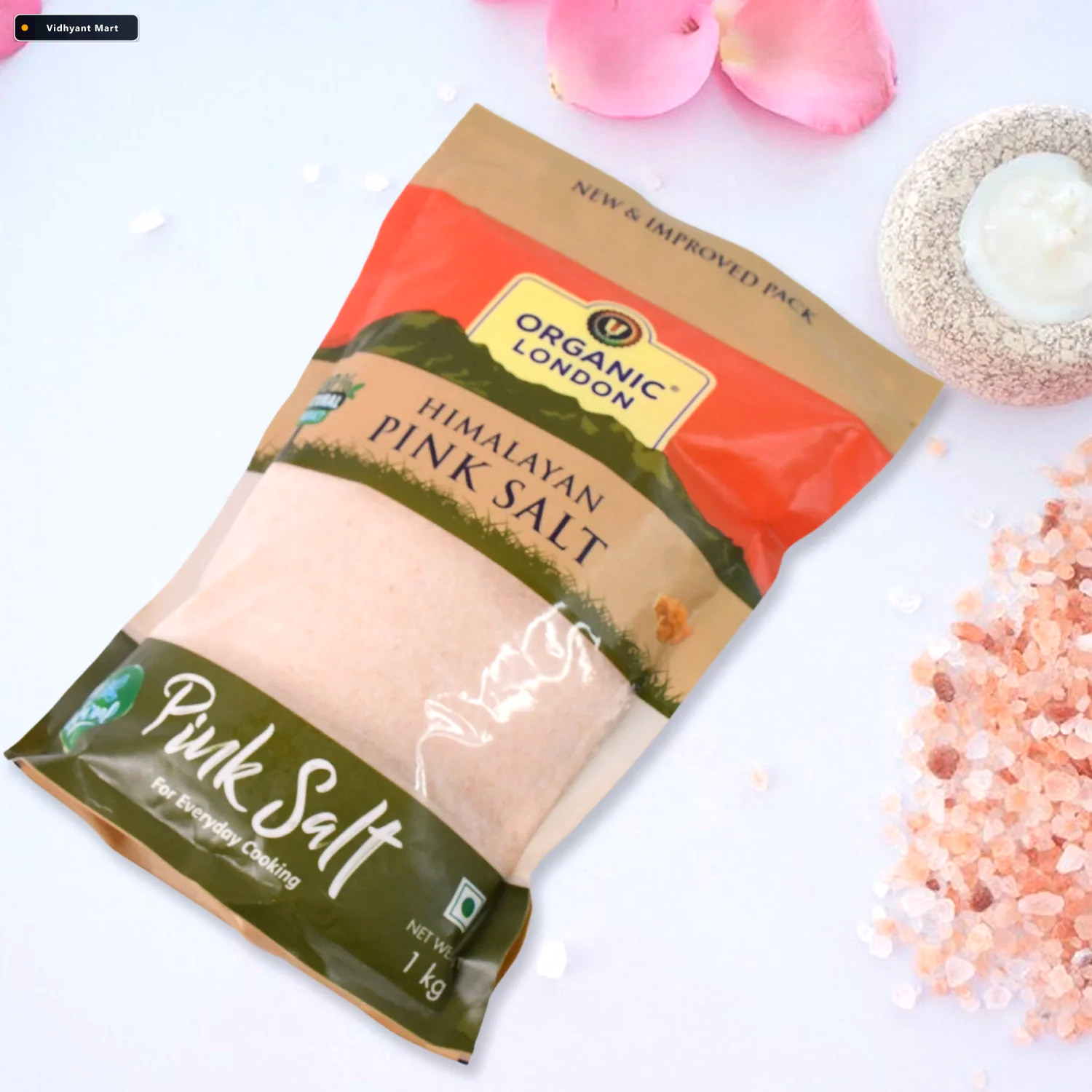 Vidhyant Mart Himalayan Pink Salt 1 Kg Mineral Rich Organic Seas 4