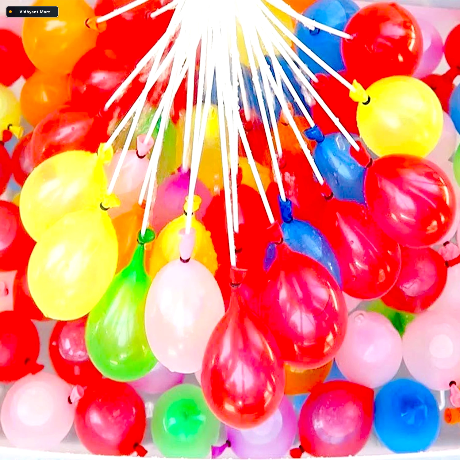 Vidhyant Mart Holi Water Balloons 111 Pcs Self Tying Fun Dollovi 3
