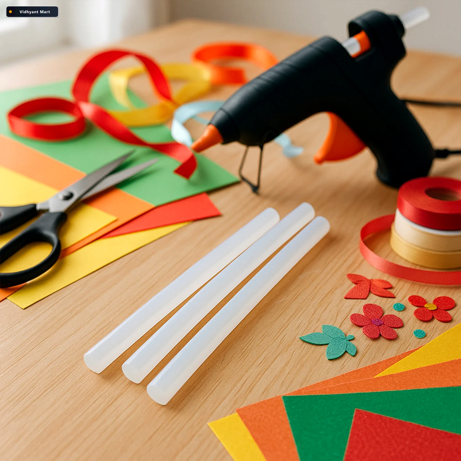Vidhyant Mart Hot Melt Glue Sticks Strong 20 Cm Sticks For Craft 1