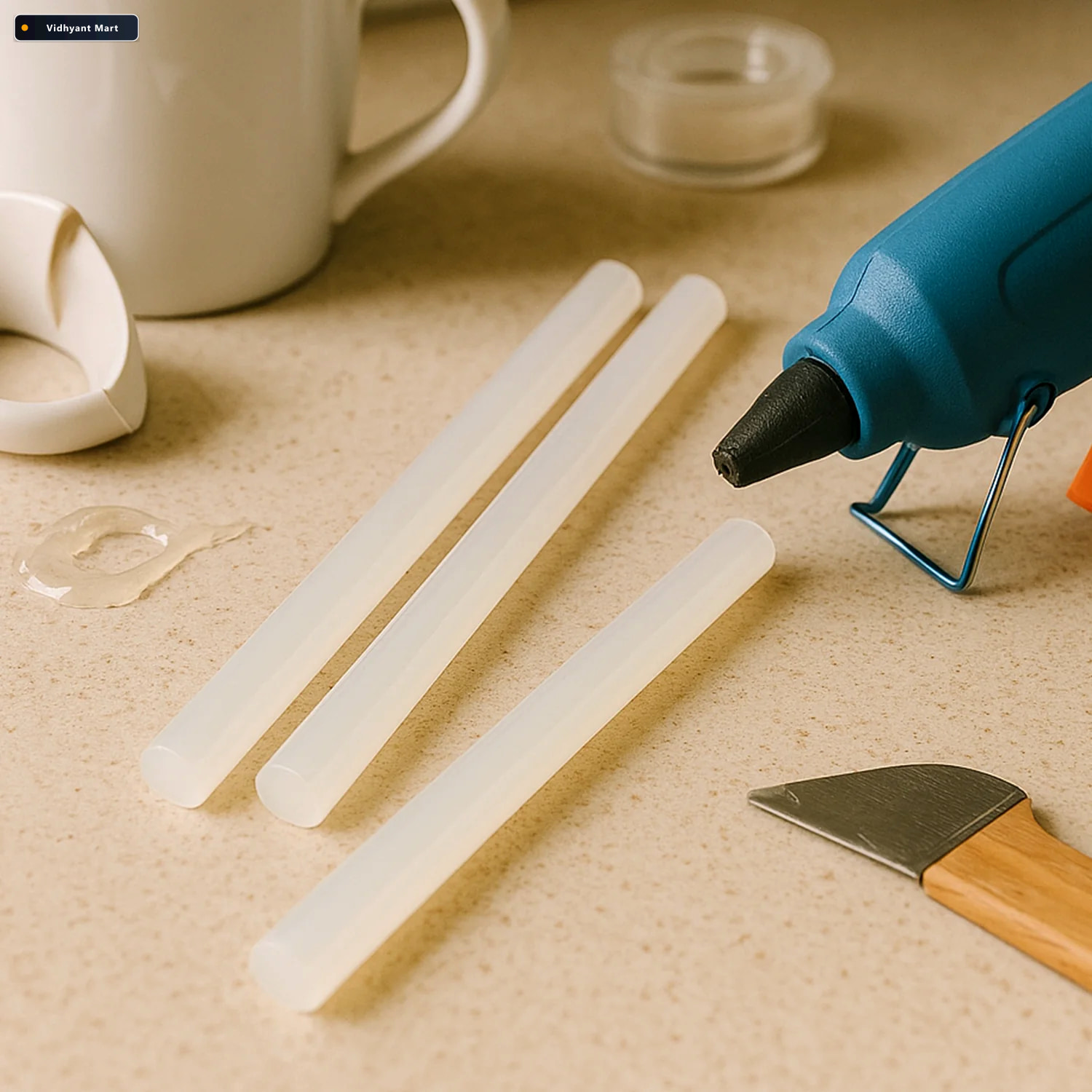 Vidhyant Mart Hot Melt Glue Sticks Strong 20 Cm Sticks For Craft 2
