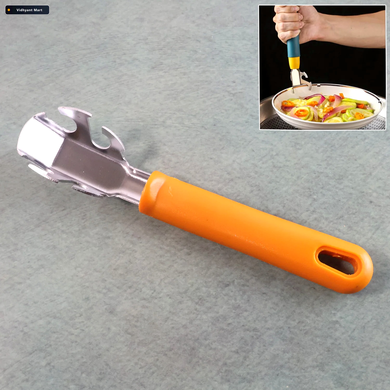 Vidhyant Mart Hot Pot Gripper Stainless Steel Pan Lifter With Er 1