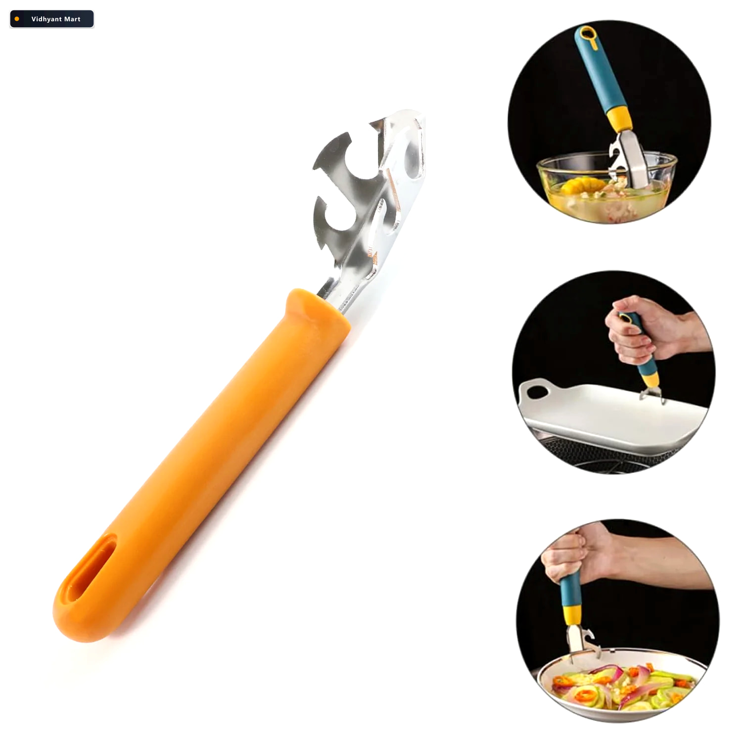 Vidhyant Mart Hot Pot Gripper Stainless Steel Pan Lifter With Er 2