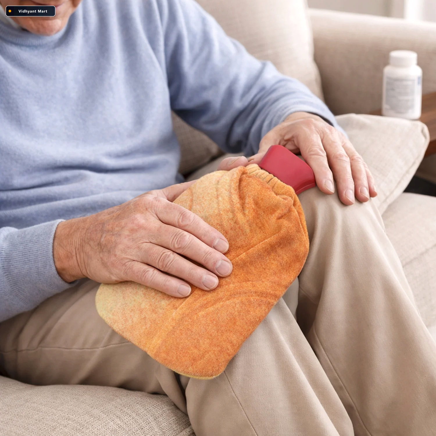 Vidhyant Mart Hot Water Bag Reusable Pain Relief With Soft Fabri 2