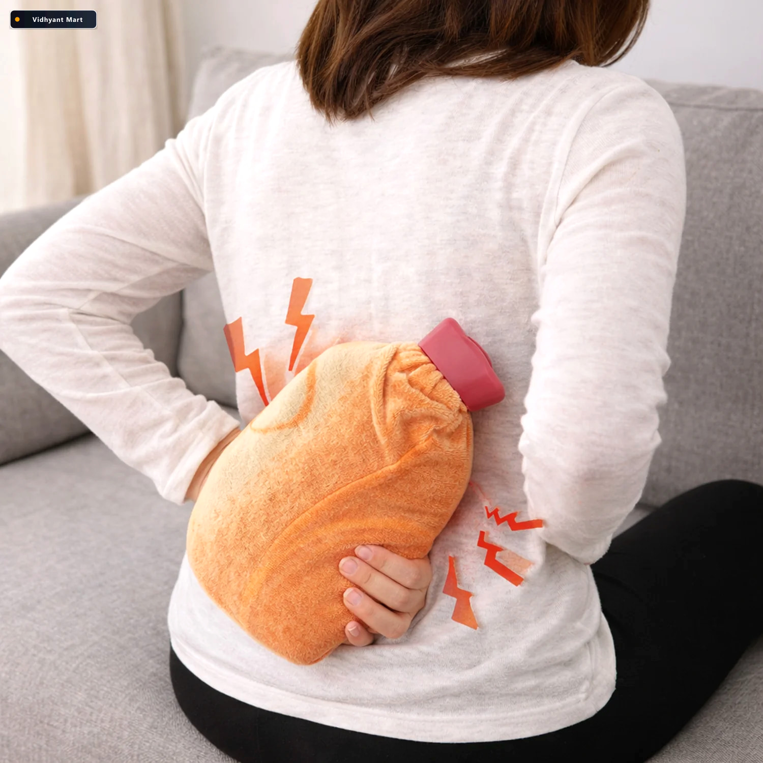Vidhyant Mart Hot Water Bag Reusable Pain Relief With Soft Fabri 3
